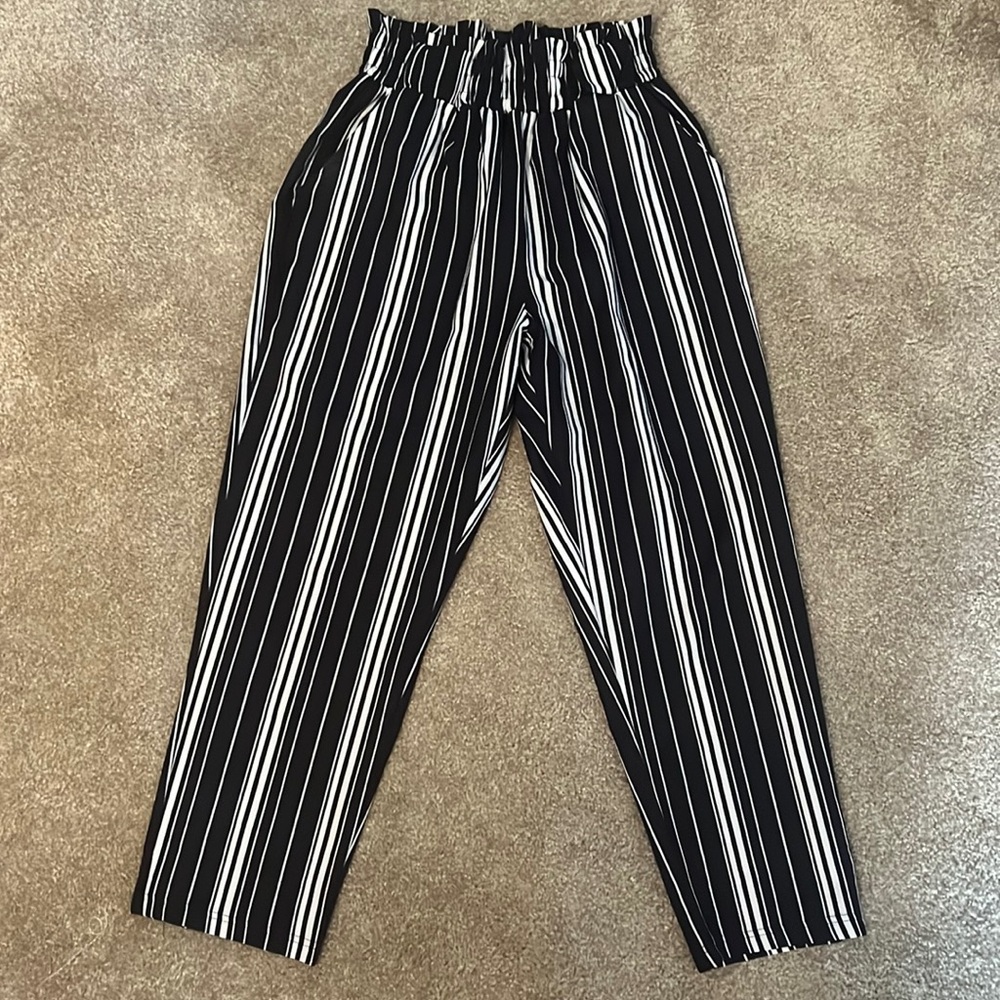 striped business pants. Grace Karen, L
